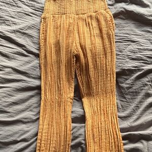 Billabong Mustard Yellow Flare Pants
